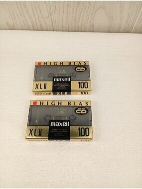 Maxell XL-II  - 100 Minute High Bias Blank Audio Cassette Tape Type II / IEC II